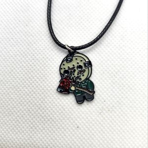 Horror Character Pendant Necklace enamel